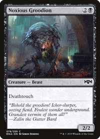 Noxious Groodion - Ravnica Allegiance (RNA) #78 - Common Magic: The Gathering Trading Card