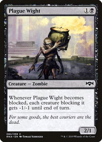 Plague Wight - Ravnica Allegiance (RNA) #82 - Common Magic: The Gathering Trading Card