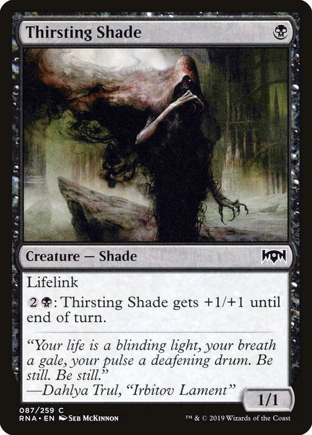 Thirsting Shade - Ravnica Allegiance Magic: The Gathering trading card