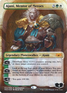 Ajani, Mentor of Heroes - Mythic Edition: Ravnica Allegiance (MED2) #RA5 - Mythic Rare Magic: The Gathering Trading Card