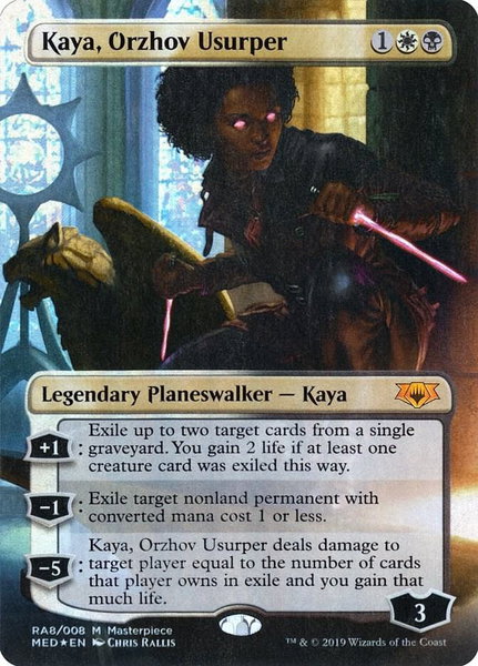 Kaya, Orzhov Usurper trading card from Mythic Edition: Ravnica Allegiance Kaya, Orzhov Usurper - Mythic Edition: Ravnica Allegiance Magic: The Gathering trading card