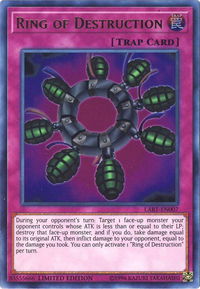 Ring of Destruction - The Lost Art Promotion (LART) #LART-EN007 - Ultra Rare YuGiOh Trading Card