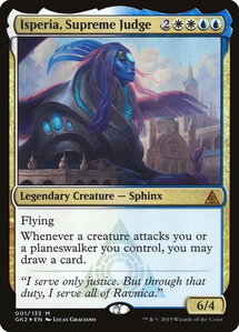 Isperia, Supreme Judge - Ravnica Allegiance: Guild Kits (GK2) #1 - Mythic Rare Magic: The Gathering Trading Card