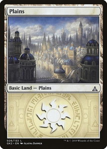 Plains (026) - Ravnica Allegiance: Guild Kits (GK2) #26 - Land Magic: The Gathering Trading Card