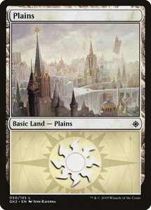 Plains (050) - Ravnica Allegiance: Guild Kits (GK2) #50 - Land Magic: The Gathering Trading Card