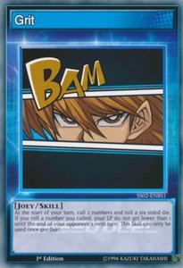 Grit - Speed Duel Decks: Duelists of Tomorrow (SS02) #SS02-ENBS1 - Common / Short Print YuGiOh Trading Card
