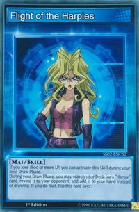 Flight of the Harpies - Speed Duel Decks: Duelists of Tomorrow (SS02) #SS02-ENCS2 - Common / Short Print YuGiOh Trading Card