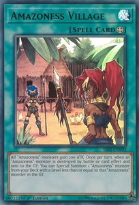 Amazoness Village - Speed Duel Decks: Duelists of Tomorrow (SS02) #SS02-ENV03 - Ultra Rare YuGiOh Trading Card