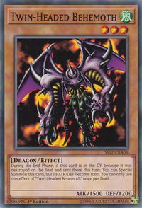 Twin-Headed Behemoth - Speed Duel Decks: Duelists of Tomorrow (SS02) #SS02-ENA06 - Common / Short Print YuGiOh Trading Card