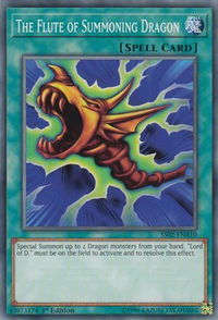 The Flute of Summoning Dragon - Speed Duel Decks: Duelists of Tomorrow (SS02) #SS02-ENA10 - Common / Short Print YuGiOh Trading Card