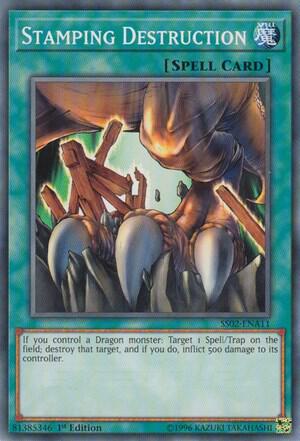 Stamping Destruction - Speed Duel Decks: Duelists of Tomorrow YuGiOh trading card