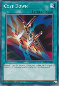 Cost Down - Speed Duel Decks: Duelists of Tomorrow (SS02) #SS02-ENA12 - Common / Short Print YuGiOh Trading Card
