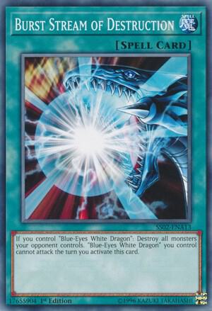 Burst Stream of Destruction trading card from Speed Duel Decks: Duelists of Tomorrow Burst Stream of Destruction - Speed Duel Decks: Duelists of Tomorrow YuGiOh trading card