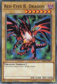 Red-Eyes B. Dragon - Speed Duel Decks: Duelists of Tomorrow (SS02) #SS02-ENB01 - Common / Short Print YuGiOh Trading Card