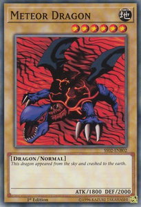 Meteor Dragon - Speed Duel Decks: Duelists of Tomorrow (SS02) #SS02-ENB02 - Common / Short Print YuGiOh Trading Card