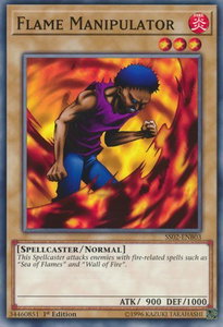 Flame Manipulator - Speed Duel Decks: Duelists of Tomorrow (SS02) #SS02-ENB03 - Common / Short Print YuGiOh Trading Card