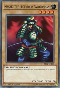 Masaki the Legendary Swordsman - Speed Duel Decks: Duelists of Tomorrow (SS02) #SS02-ENB04 - Common / Short Print YuGiOh Trading Card