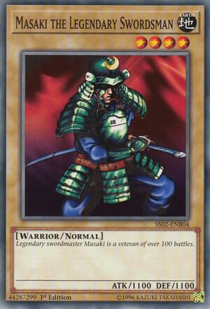 Masaki the Legendary Swordsman trading card from Speed Duel Decks: Duelists of Tomorrow Masaki the Legendary Swordsman - Speed Duel Decks: Duelists of Tomorrow YuGiOh trading card