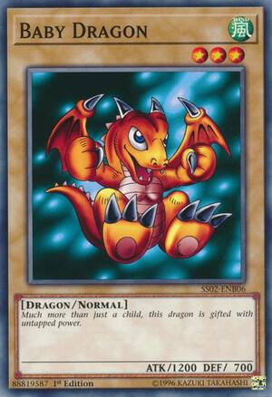 Baby Dragon trading card from Speed Duel Decks: Duelists of Tomorrow Baby Dragon - Speed Duel Decks: Duelists of Tomorrow YuGiOh trading card