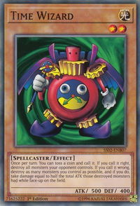 Time Wizard - Speed Duel Decks: Duelists of Tomorrow (SS02) #SS02-ENB07 - Common / Short Print YuGiOh Trading Card