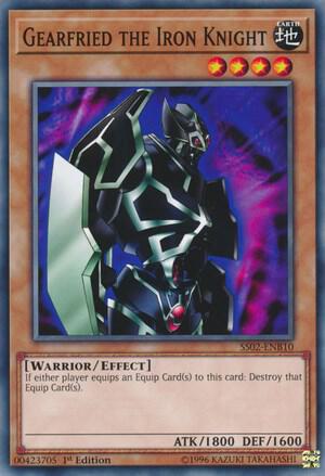 Gearfried the Iron Knight trading card from Speed Duel Decks: Duelists of Tomorrow Gearfried the Iron Knight - Speed Duel Decks: Duelists of Tomorrow YuGiOh trading card