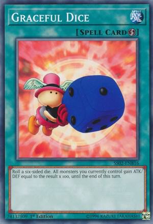 Graceful Dice trading card from Speed Duel Decks: Duelists of Tomorrow Graceful Dice - Speed Duel Decks: Duelists of Tomorrow YuGiOh trading card