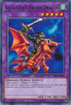 Alligator's Sword Dragon - Speed Duel Decks: Duelists of Tomorrow YuGiOh trading card
