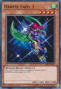 Harpie Lady 1 - Speed Duel Decks: Duelists of Tomorrow (SS02) #SS02-ENC01 - Common / Short Print YuGiOh Trading Card