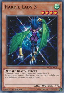 Harpie Lady 3 - Speed Duel Decks: Duelists of Tomorrow (SS02) #SS02-ENC03 - Common / Short Print YuGiOh Trading Card