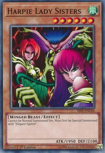 Harpie Lady Sisters - Speed Duel Decks: Duelists of Tomorrow (SS02) #SS02-ENC04 - Common / Short Print YuGiOh Trading Card