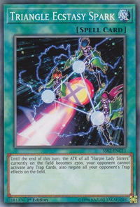 Triangle Ecstasy Spark - Speed Duel Decks: Duelists of Tomorrow (SS02) #SS02-ENC11 - Common / Short Print YuGiOh Trading Card