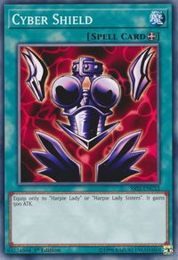 Cyber Shield - Speed Duel Decks: Duelists of Tomorrow (SS02) #SS02-ENC12 - Common / Short Print YuGiOh Trading Card