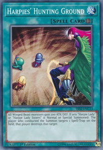 Harpies' Hunting Ground - Speed Duel Decks: Duelists of Tomorrow (SS02) #SS02-ENC13 - Common / Short Print YuGiOh Trading Card