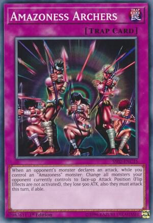 Amazoness Archers - Speed Duel Decks: Duelists of Tomorrow YuGiOh trading card