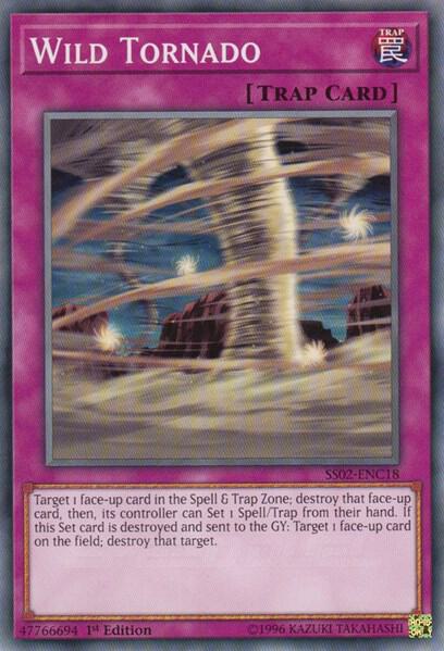 Wild Tornado trading card from Speed Duel Decks: Duelists of Tomorrow Wild Tornado - Speed Duel Decks: Duelists of Tomorrow YuGiOh trading card