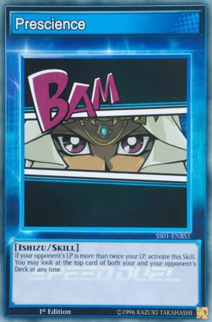 Prescience trading card from Speed Duel Decks: Destiny Masters Prescience - Speed Duel Decks: Destiny Masters YuGiOh trading card