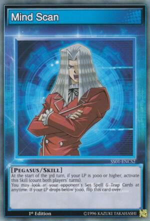 Mind Scan trading card from Speed Duel Decks: Destiny Masters Mind Scan - Speed Duel Decks: Destiny Masters YuGiOh trading card