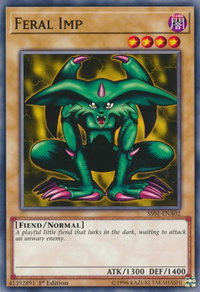 Feral Imp - Speed Duel Decks: Destiny Masters (SS01) #SS01-ENA02 - Common / Short Print YuGiOh Trading Card