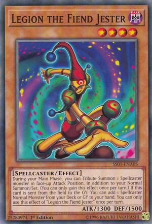 Legion the Fiend Jester trading card from Speed Duel Decks: Destiny Masters Legion the Fiend Jester - Speed Duel Decks: Destiny Masters YuGiOh trading card
