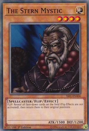 The Stern Mystic trading card from Speed Duel Decks: Destiny Masters The Stern Mystic - Speed Duel Decks: Destiny Masters YuGiOh trading card