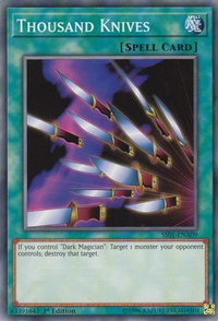 Thousand Knives - Speed Duel Decks: Destiny Masters (SS01) #SS01-ENA09 - Common / Short Print YuGiOh Trading Card