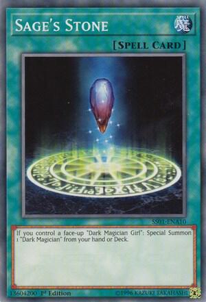 Sage's Stone trading card from Speed Duel Decks: Destiny Masters Sage's Stone - Speed Duel Decks: Destiny Masters YuGiOh trading card