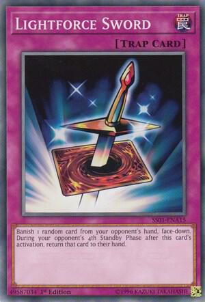 Lightforce Sword trading card from Speed Duel Decks: Destiny Masters Lightforce Sword - Speed Duel Decks: Destiny Masters YuGiOh trading card