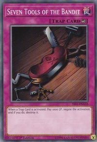 Seven Tools of the Bandit - Speed Duel Decks: Destiny Masters (SS01) #SS01-ENA18 - Common / Short Print YuGiOh Trading Card