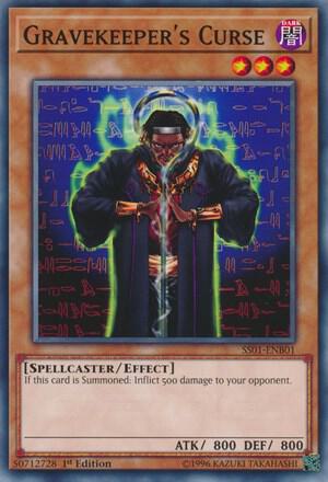 Gravekeeper's Curse - Speed Duel Decks: Destiny Masters YuGiOh trading card