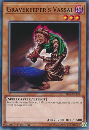 Gravekeeper's Vassal trading card from Speed Duel Decks: Destiny Masters Gravekeeper's Vassal - Speed Duel Decks: Destiny Masters YuGiOh trading card