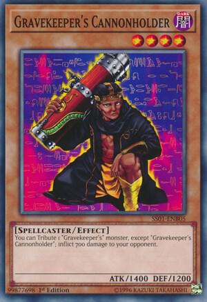 Gravekeeper's Cannonholder trading card from Speed Duel Decks: Destiny Masters Gravekeeper's Cannonholder - Speed Duel Decks: Destiny Masters YuGiOh trading card
