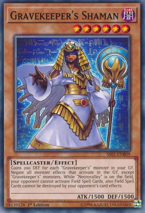 Gravekeeper's Shaman trading card from Speed Duel Decks: Destiny Masters Gravekeeper's Shaman - Speed Duel Decks: Destiny Masters YuGiOh trading card
