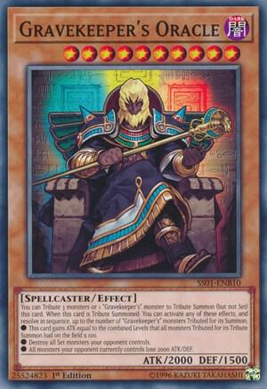 Gravekeeper's Oracle trading card from Speed Duel Decks: Destiny Masters Gravekeeper's Oracle - Speed Duel Decks: Destiny Masters YuGiOh trading card
