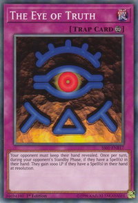 The Eye of Truth - Speed Duel Decks: Destiny Masters (SS01) #SS01-ENB17 - Common / Short Print YuGiOh Trading Card
